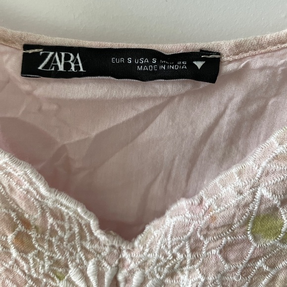 NWOT Zara Embroidered Cami Top - Picture 5 of 6
